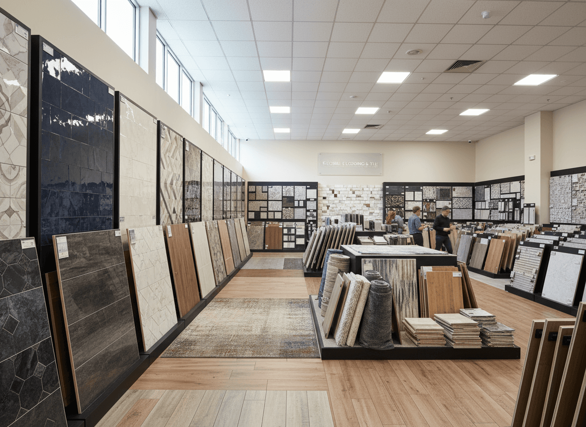 Tile and flooring detail